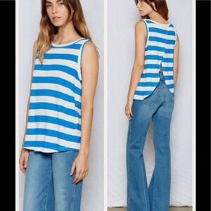💕CURRENT/ELLIOTT💕 The Cross Back Muscle Tee